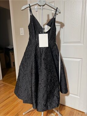 Source Unknown Black Beaded Prom Dress